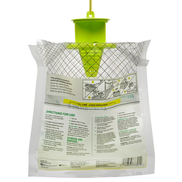 6 Pack - RESCUE! Outdoor Disposable Hanging Fly Trap RESCUE!