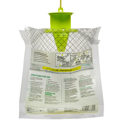 6 Pack - RESCUE! Outdoor Disposable Hanging Fly Trap RESCUE!