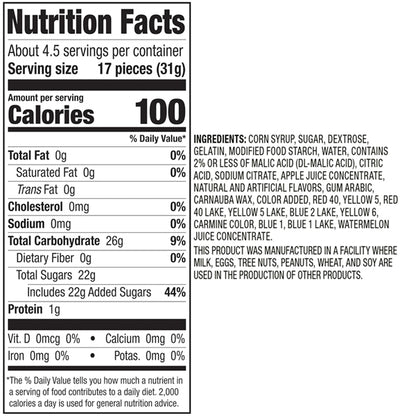 6 Pack - NERDS Gummy Clusters Candy Rainbow Crunchy and Gummy 5oz