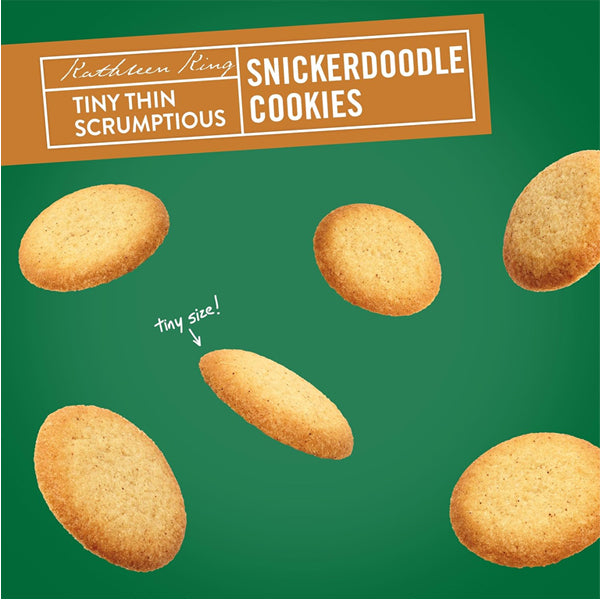 6 Pack - Tate's Bake Shop Tiny Snickerdoodle Cookies 5.5oz Bags