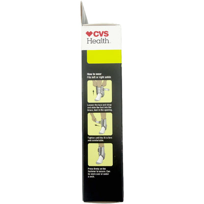 6 Pack - CVS Health Quick Strap Ankle Support Moderate Support One Size CVS