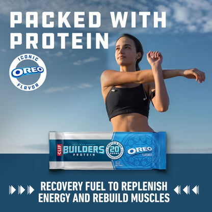 4 Pack - CLIF Builder's OREO-Flavored 20g Protein Bars 2.4oz 6 Count Each