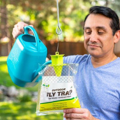 6 Pack - RESCUE! Outdoor Disposable Hanging Fly Trap RESCUE!