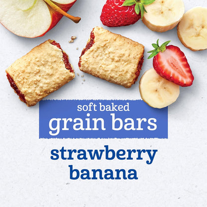 6 Pack - Gerber Soft Baked Grain Bars Strawberry Banana 8 Count Each