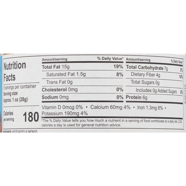 6 Pack - Well Market Almonds Raw Natural Unsalted 8oz