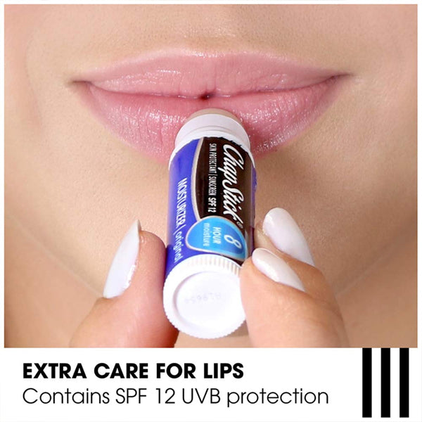 6 Pack - ChapStick Moisturizer 2-in-1 Lipcare SPF 15 Original Black Cherry Cool Mint ChapStick