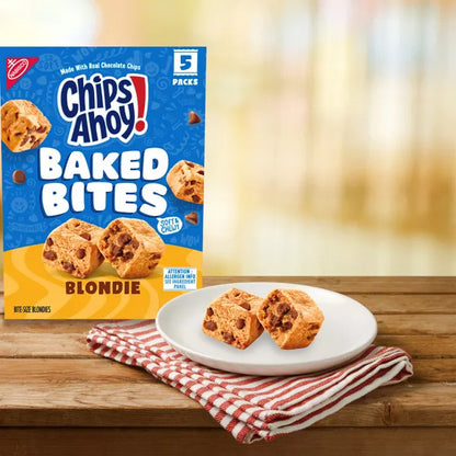 6 Pack - CHIPS AHOY! Soft & Chewy Baked Cookie Bites, Blondie 5 Count Each