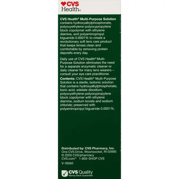6 Pack - CVS Health Multi-Purpose Solution for Soft Contact Lenses 4oz CVS