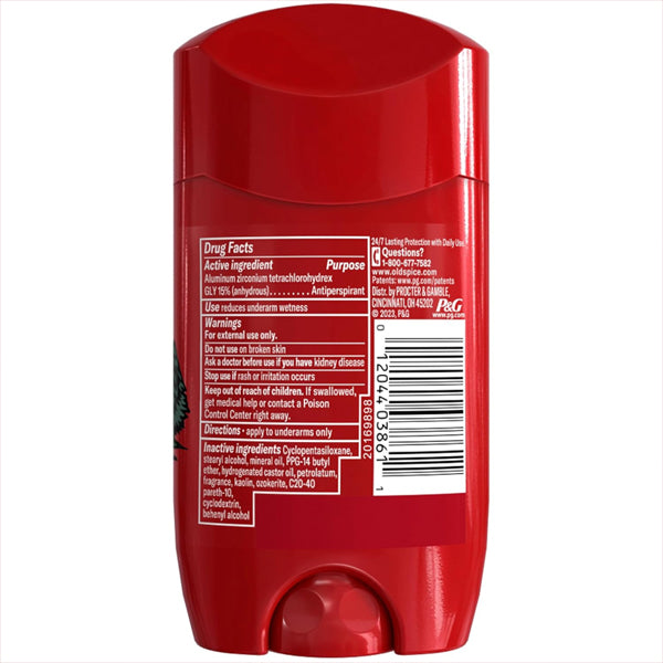 6 Pack - Old Spice Invisible Solid Wolfthorn Deodorant 2.6z
