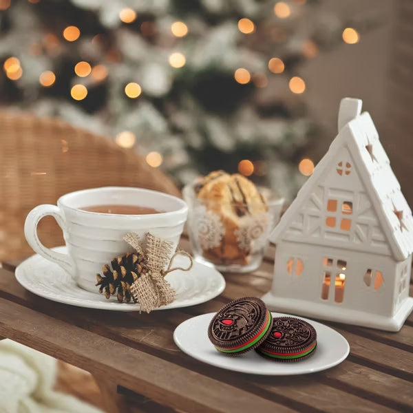 6 Pack - Oreo Red and Green Festive Limited Edition Christmas Cookies 7.14oz