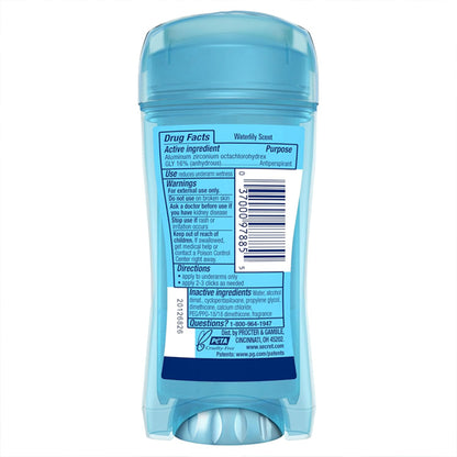 6 Pack - Secret Fresh Antiperspirant for Women Cool Waterlily Scent 2.6oz