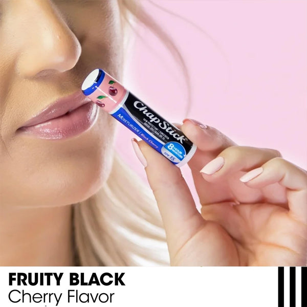 6 Pack - ChapStick Moisturizer 2-in-1 Lipcare SPF 15 Original Black Cherry Cool Mint ChapStick