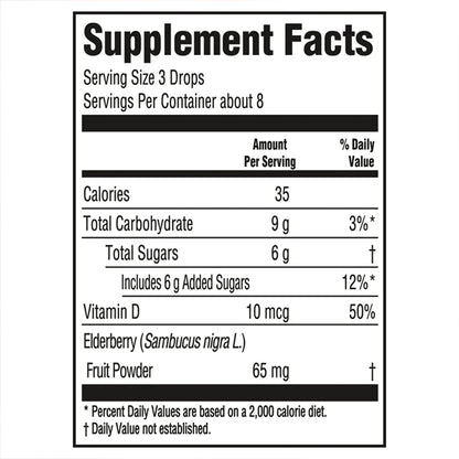 6 Pack - HALLS Cough and Throat Relief + Immune Support Elderberry Cough Drops 25 Count Each