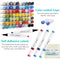 72 Colors Alcohol Based Dual Tip Art Drawing Markers Set with Black Travel Case