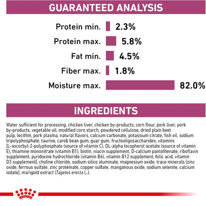 6 Pack - ROYAL CANIN Veterinary Diet Canine Renal Support D Adult Thin Slices in Gravy Dog Food 13oz Royal Canin