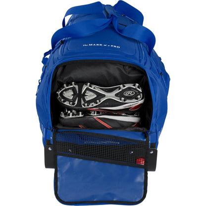 Rawlings YADI 2.0 Wheeled Catcher's Bag Yadier Molina Model Royal Blue Rawlings
