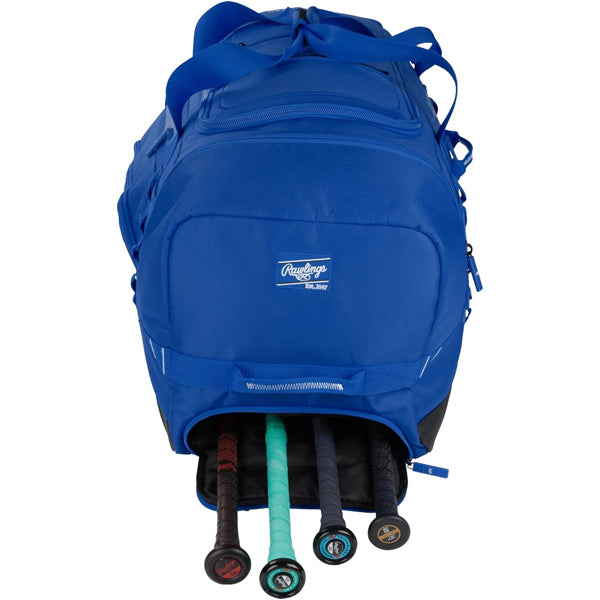 Rawlings YADI 2.0 Wheeled Catcher's Bag Yadier Molina Model Royal Blue Rawlings