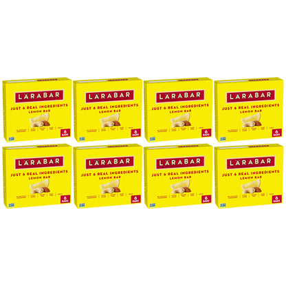 8 Pack - Larabar Lemon Bar Fruit & Nut Bars Vegan & Gluten Free 6 Count Each Larabar