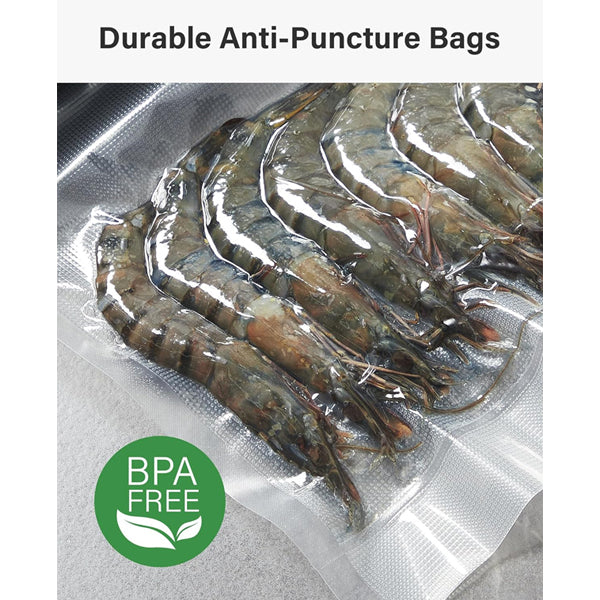 100 Pack - Commercial Grade Vacuum Food Sealer Bags Size 8"x12" Food Saver Bags