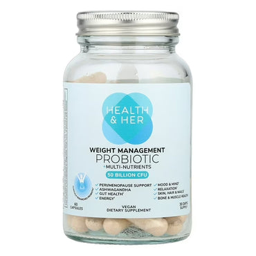 Health & Her Weight Management Probiotic Dietary Supplement 60 Count