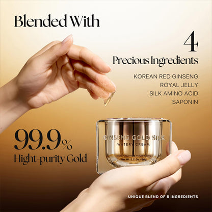 Nature Republic Ginseng Gold Silk Watery Moisturizing & Nourishing Cream 2.5oz