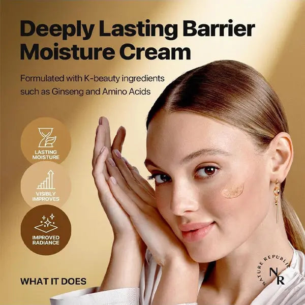 Nature Republic Ginseng Gold Silk Watery Moisturizing & Nourishing Cream 2.5oz Nature Republic