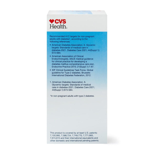 CVS Health At Home A1C Test Kit 2 Tests With Digital A1C Analyzer CVS