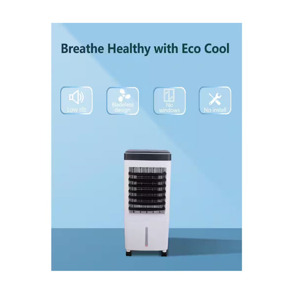 40-Hours Fast Cooling Portable Air Conditioner with 2.6 Gal Water Tank 3-Speeds & Remote Unbranded
