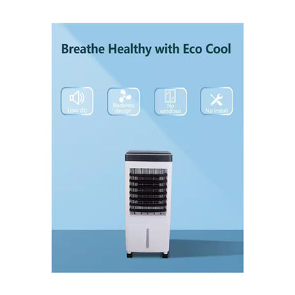 40-Hours Fast Cooling Portable Air Conditioner with 2.6 Gal Water Tank 3-Speeds & Remote Unbranded