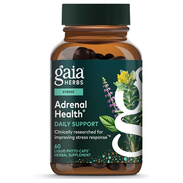 Gaia Herbs Adrenal Health Nightly Restore 60 Vegan Capsules Gaia Herbs