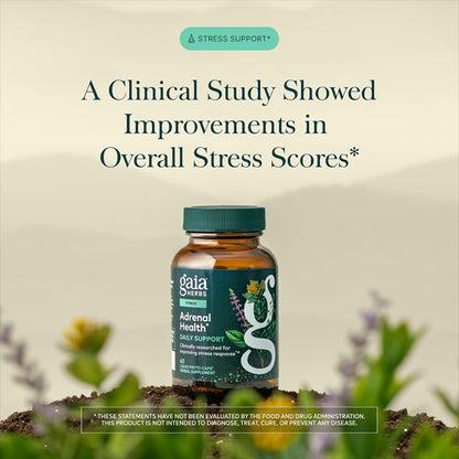 Gaia Herbs Adrenal Health Nightly Restore 60 Vegan Capsules Gaia Herbs