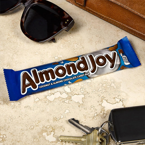 36 Count - ALMOND JOY Coconut and Almond Chocolate Candy Bars, 1.61 oz