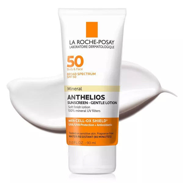La Roche Posay Anthelios Body and Face Soft Finish Mineral Sunscreen SPF 50 3.04 fl oz