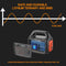 ATZ POWER Solar Generator 296Wh/300W Lithium Battery Portable Power Station