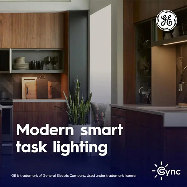 GE Cync Reveal HD+ Smart Color Changing Undercabinet Light Fixture 93131251 GE