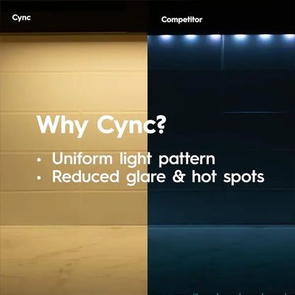GE Cync Reveal HD+ Smart Color Changing Undercabinet Light Fixture 93131251 GE