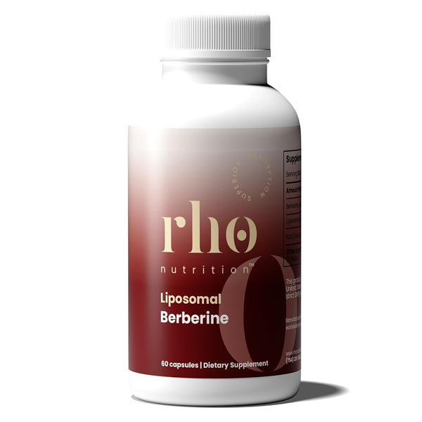 Rho Nutrition Liposomal Berberine Capsules - Ultra High Absorption Supplement 60 Count
