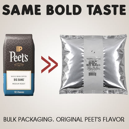 3 Pounds - Peet's Coffee Whole Bean Big Bang Medium Roast Coffee Peet's Coffee