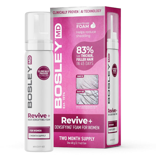 BosleyMD Women's Revive + Densifying Treatment Foam 60-Day Supply, 2.11 oz