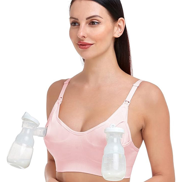 GXXGE Nursing Support Pumping Hands Free Maternity Bra 3 Pack Size XL