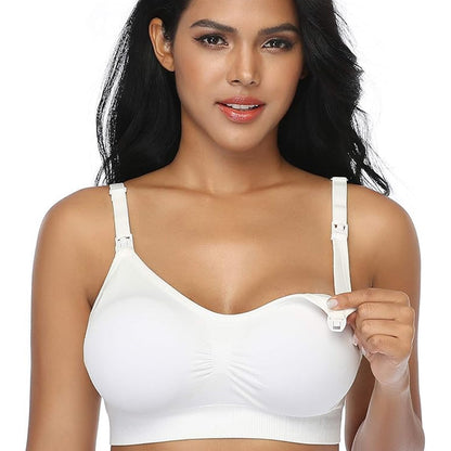 GXXGE 4Pack Nursing Bra for Breastfeeding Maternity Bras Size XL