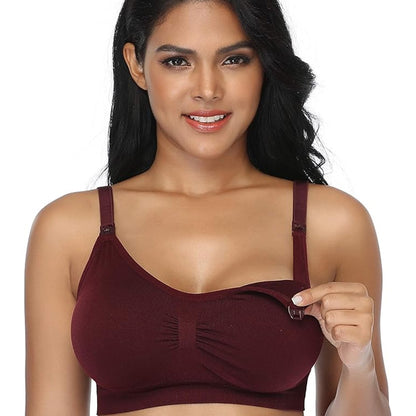 GXXGE 4Pack Seamless Nursing Maternity Bra for Breastfeeding - Size 3XL Plus