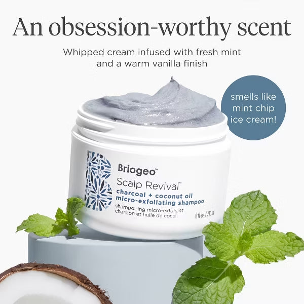 Briogeo Scalp Revival Charcoal + Coconut Oil Micro Exfoliating Scrub 8oz