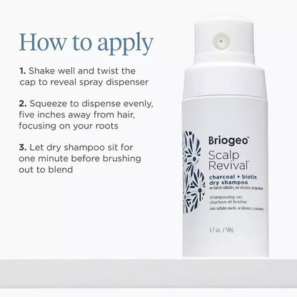 Briogeo Hair Care Scalp Revival Charcoal + Biotin Dry Shampoo 1.7oz