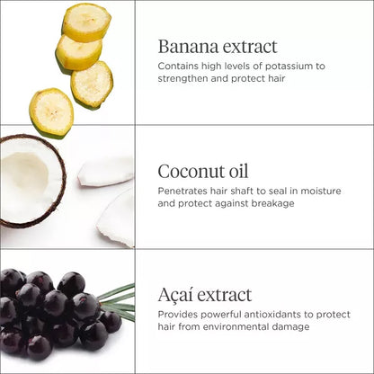 Briogeo Superfoods Banana + Coconut Hair Duo Shampoo and Conditioner 12.5oz