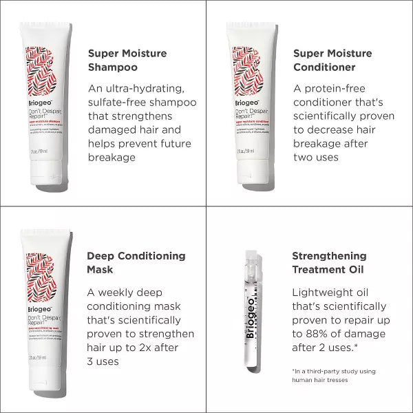 Briogeo Hair Care Don't Despair Repair! Strengthen + Repair Minis Hair Kit