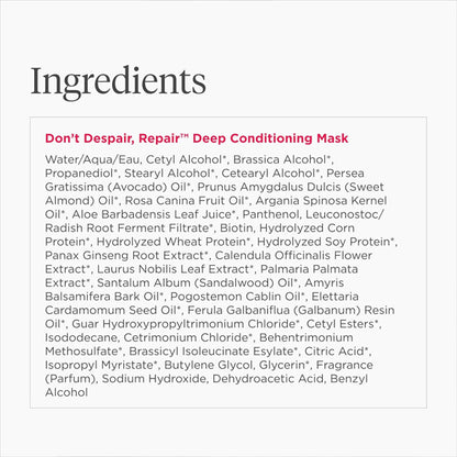 Briogeo Don't Despair, Repair! Deep Conditioning Mask for Damaged Hair 8oz