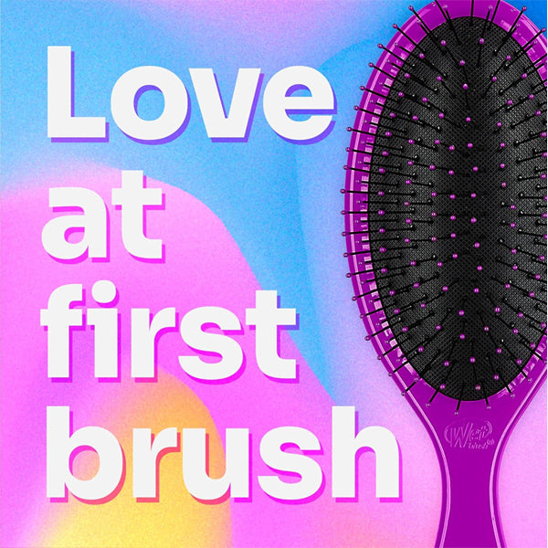2 Pack - Wet Brush Original Detangling Hair Brush, Purple Ultra-Soft IntelliFlex