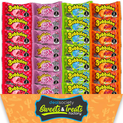 Bubbaloo Bubble Gum Mexican Chewing Gum Assortment 200 Count Variety Bulk Pack