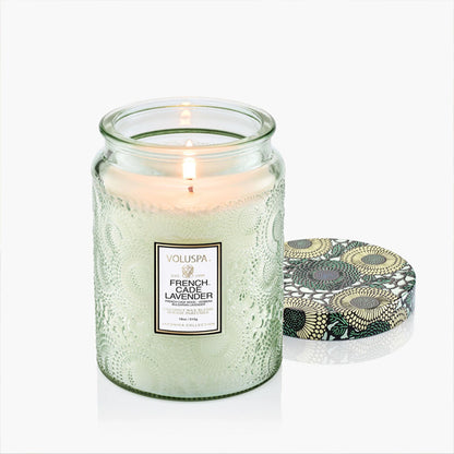 Voluspa French Cade Lavender Scented Candle 18oz Coconut Wax Blend